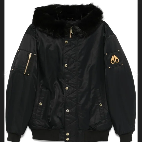Moose Knuckles Black Puffer Jacket Gold Series. Brand NEW!!!